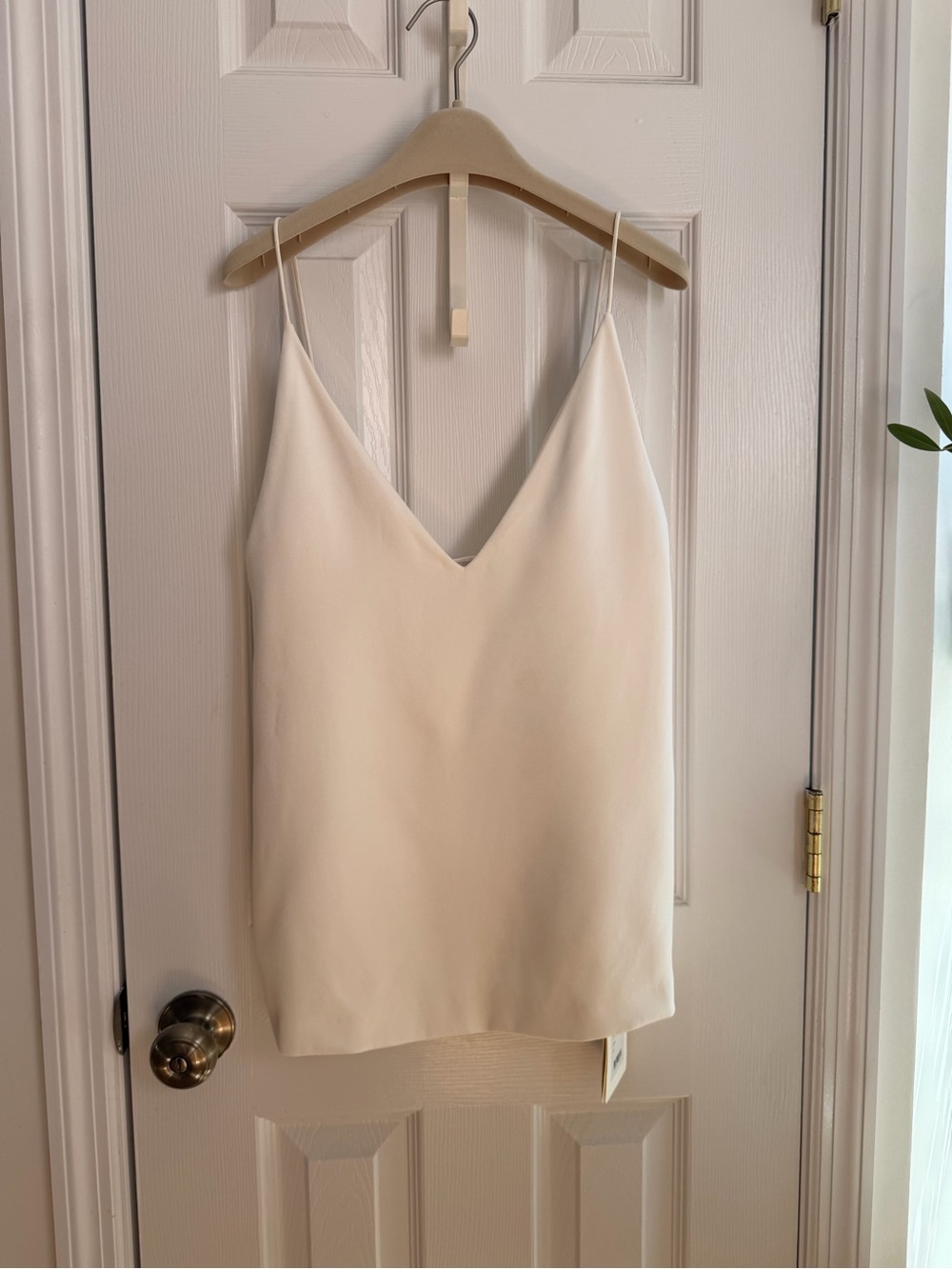 Carven White Tank Top Size XS NWT